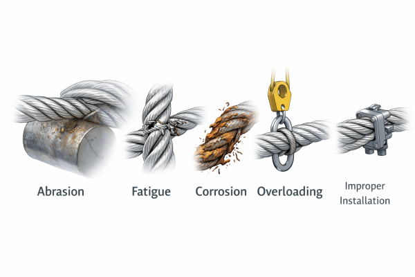 Recoiling Rope Fail Understanding Wire Rope Failures: Five Key Causes and Prevention ...