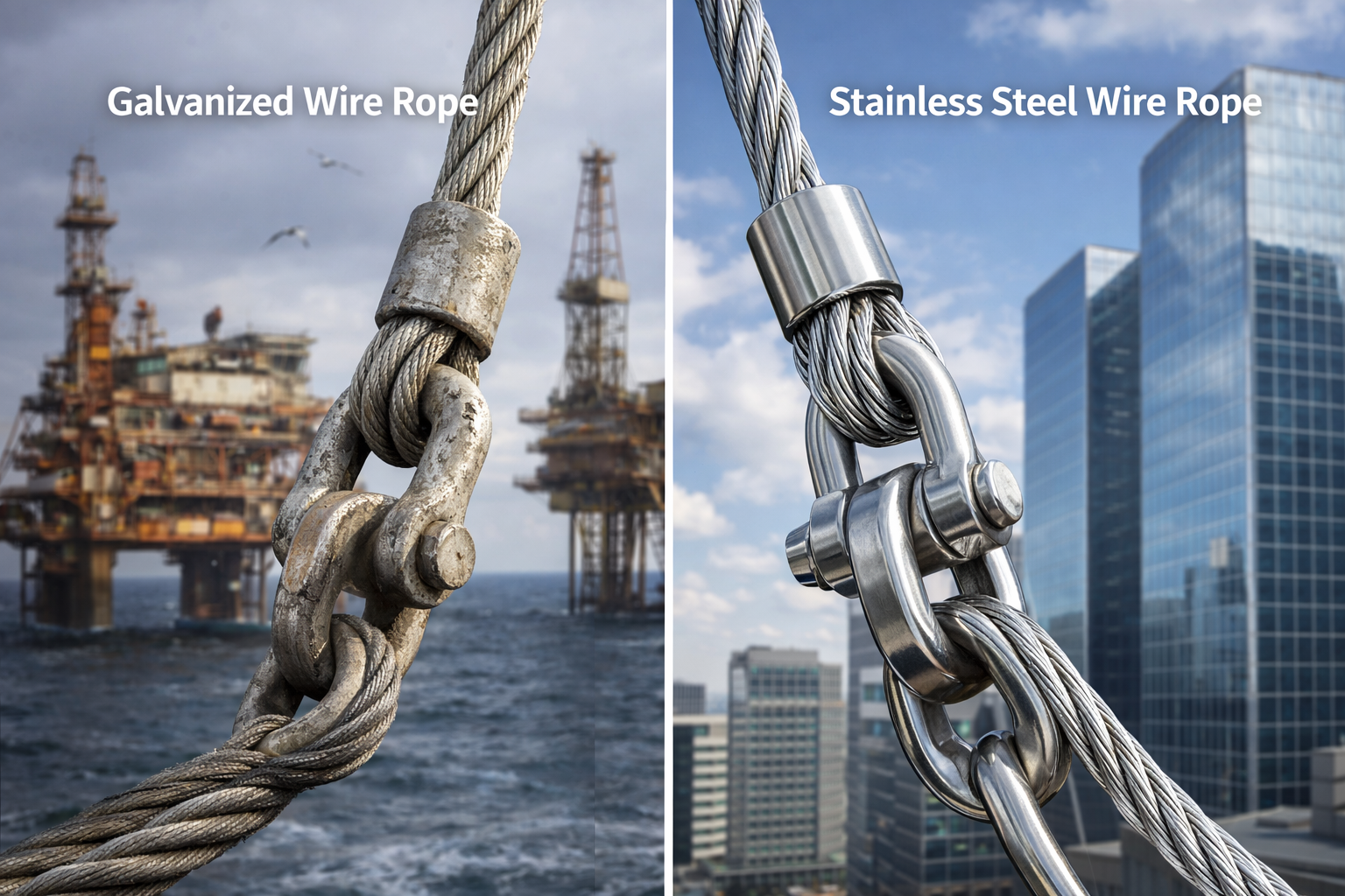 Galvanized Wire Rope vs Stainless Steel Wire Rope: Durability and Cost ...